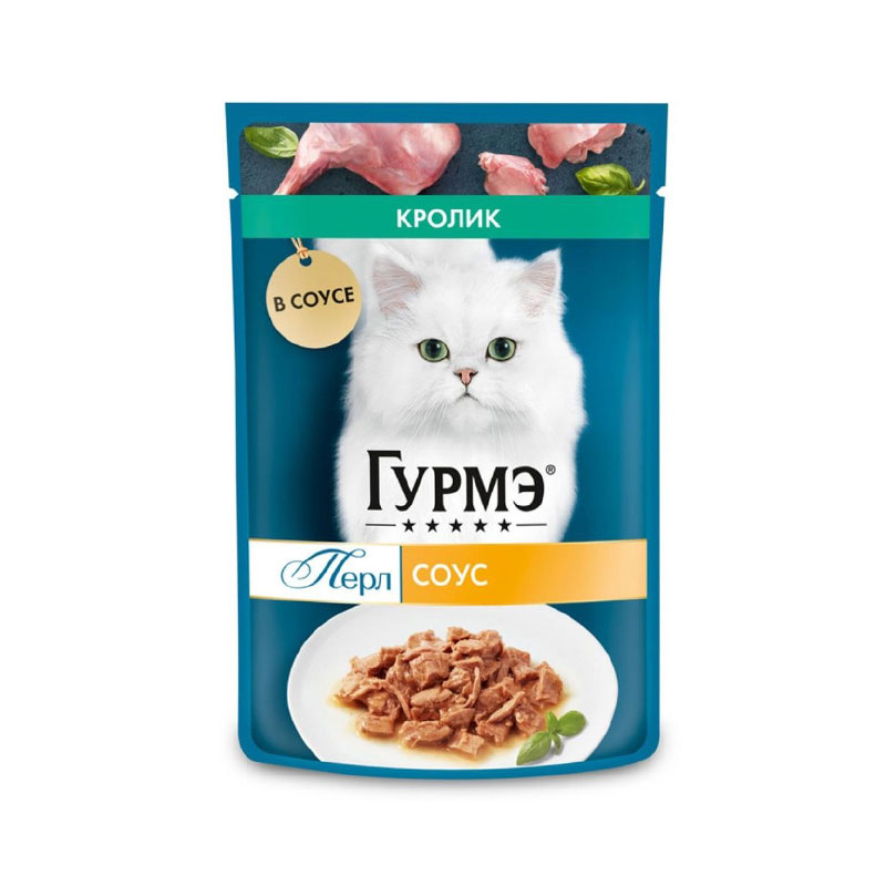 پوچ گربه گورمت طعم گوشت خرگوش
