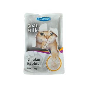 پوچ فنبی طعم مرغ و خرگوش با شیر بز